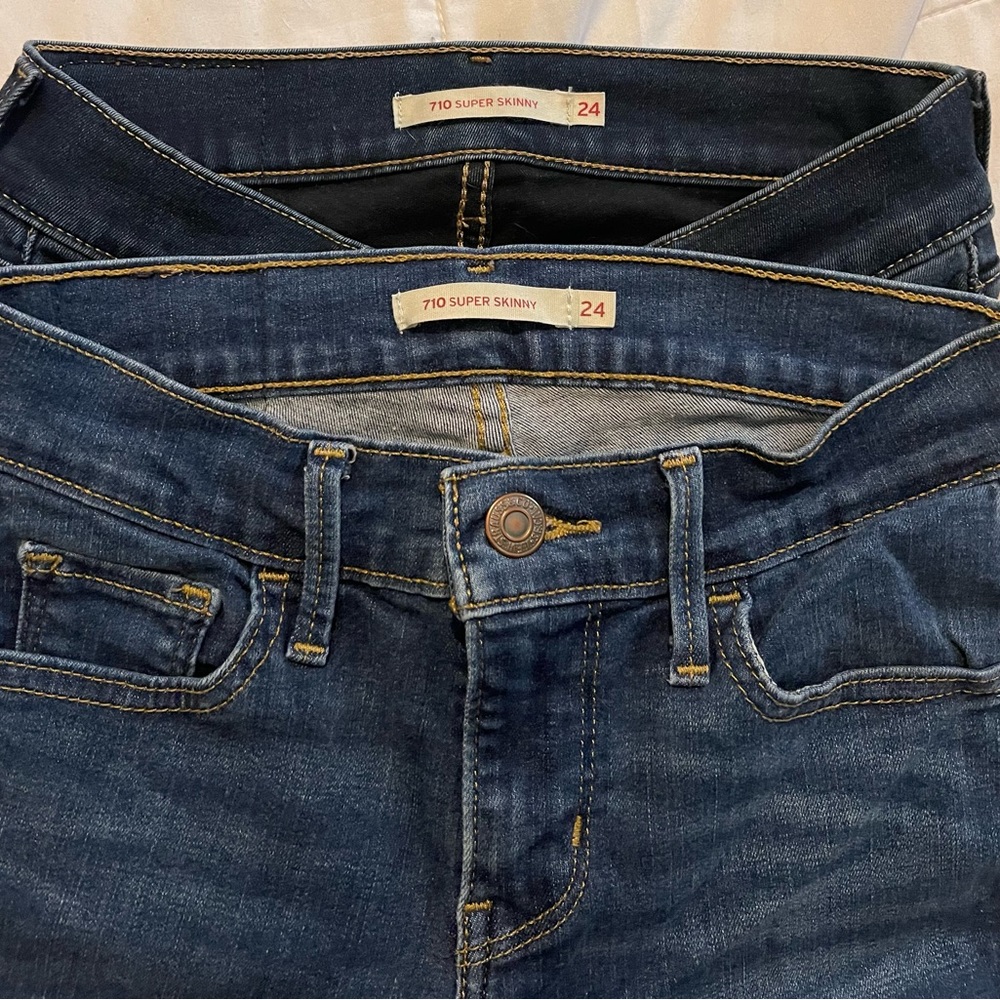 ❌SOLD❌Bundle Levi's 710 super skinny size 24